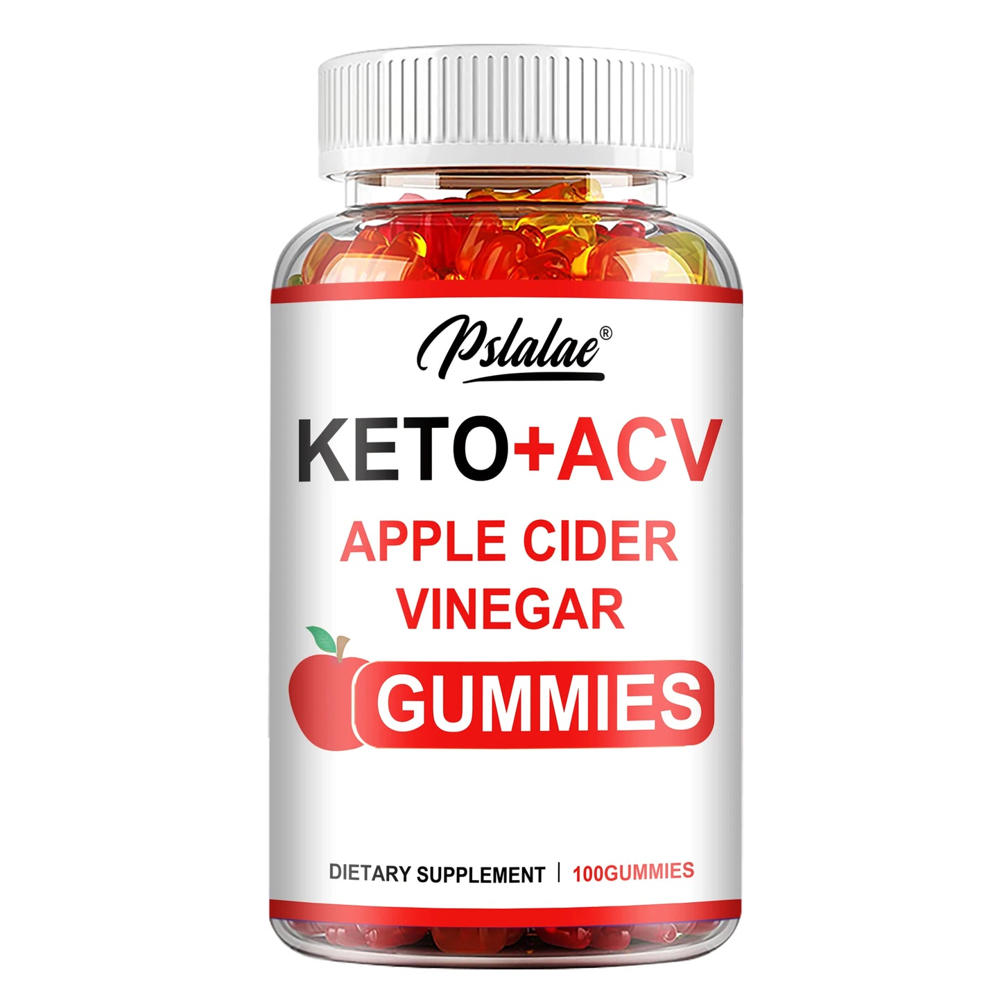 Keto + Acv Gummies - Natural Weight Loss, Heart Support, Hair, Skin, Nails, Weight Management Supplement - 100 Gummies